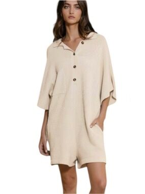 690:  BUCKETLIST NEW ROMPER AQUA (H18)